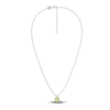 Thumbnail Image 2 of Juliette Maison Natural Peridot Pendant Necklace 10K White Gold