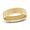 Thumbnail Image 1 of Men's Beveled Edge Wedding Band 14K Yellow Gold