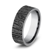 Thumbnail Image 2 of Men's Tree Bark Wedding Band Grey Tantalum 7.0mm