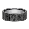 Thumbnail Image 3 of Men's Tree Bark Wedding Band Grey Tantalum 7.0mm