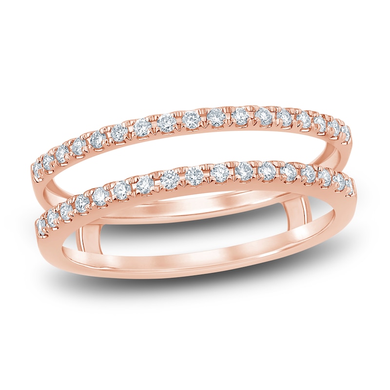 Diamond Anniversary Enhancer Band 1/4ct tw Round 14K Rose Gold