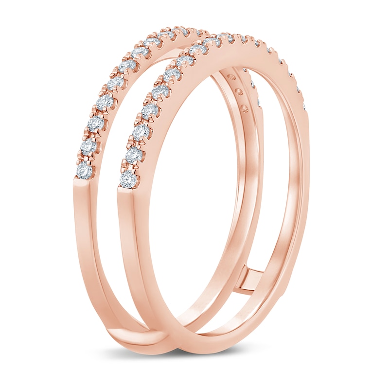 Diamond Anniversary Enhancer Band 1/4ct tw Round 14K Rose Gold