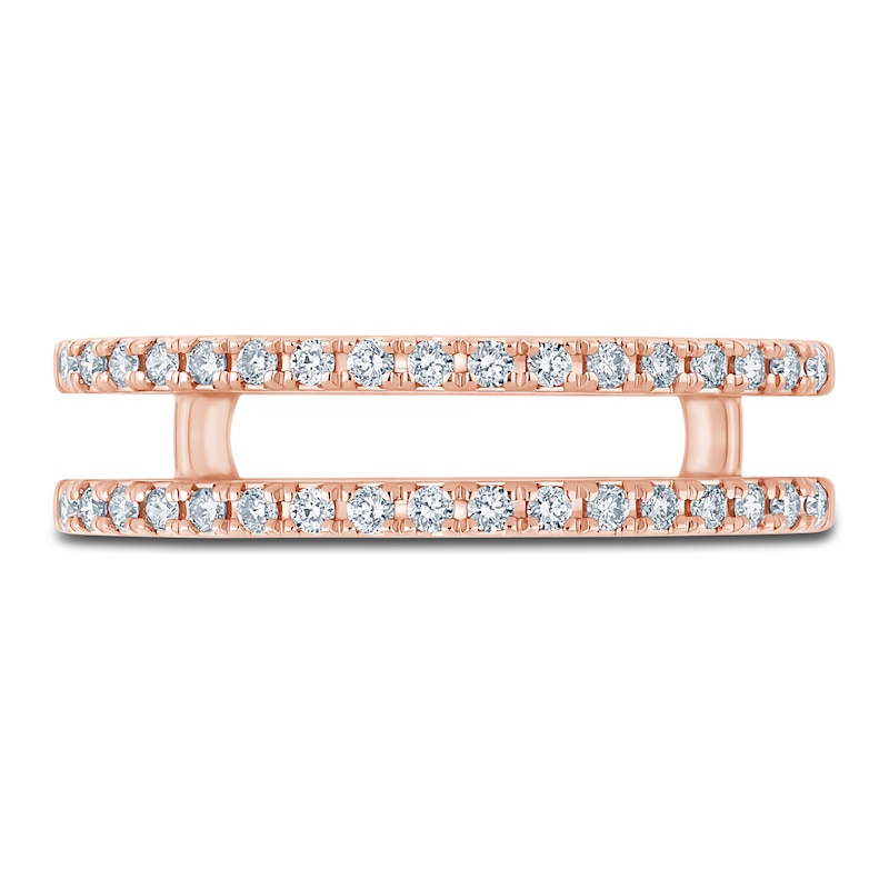 Diamond Anniversary Enhancer Band 1/4ct tw Round 14K Rose Gold