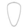 Thumbnail Image 3 of Emerald-Cut Lab-Created Diamond Tennis Necklace 26-1/2 ct tw 14K White Gold