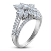 Thumbnail Image 2 of Oval, Round & Marquise-Cut Diamond Ring 1-1/4 ct tw 14K White Gold