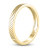 Thumbnail Image 1 of High-Polish Textured Wedding Band 14K Yellow Gold 2.90mm