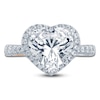 Thumbnail Image 3 of Pnina Tornai Lab-Created Diamond Heart-Shaped Engagement Ring 3-5/8 ct tw 14K White Gold