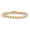 Thumbnail Image 1 of Italia D'Oro High-Polish San Marco Chain Bracelet 14K Yellow Gold 7&quot;