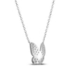 Thumbnail Image 3 of Diamond Pavé Butterfly Necklace 1/4 ct tw Sterling Silver 18&quot;