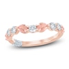 Thumbnail Image 1 of Pnina Tornai Pear-Shaped Natural Morganite & Round-Cut Diamond Anniversary Ring 1/2 ct tw 14K Rose Gold