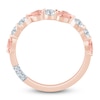 Thumbnail Image 4 of Pnina Tornai Pear-Shaped Natural Morganite & Round-Cut Diamond Anniversary Ring 1/2 ct tw 14K Rose Gold