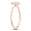 Thumbnail Image 2 of Marquise-Cut Diamond Solitaire Rope Twist Promise Ring 1/8 ct tw 10K Rose Gold (I1/I)