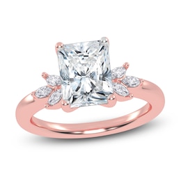 Radiant-Cut Created By Jared Studio Lab-Created Diamond Engagement Ring 2-1/6 ct tw 14K Rose Gold