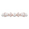 Thumbnail Image 3 of Pnina Tornai Cultured Pearl & Diamond Quatrefoil Anniversary Ring 1/6 ct tw 14K Rose Gold