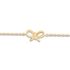 Thumbnail Image 2 of Children's Bow Bracelet 14K Yellow Gold 6&quot;