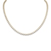 Thumbnail Image 1 of Matinee by A Link Diamond Abbracci Tennis Necklace 6-3/8 ct tw 18K Yellow Gold 16&quot;