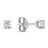 Thumbnail Image 2 of Round-Cut Lab-Created Diamond Solitaire Stud Earrings Gift Set 1-5/8 ct tw 14K White Gold (SI2/F)