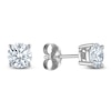 Thumbnail Image 4 of Round-Cut Lab-Created Diamond Solitaire Stud Earrings Gift Set 1-5/8 ct tw 14K White Gold (SI2/F)