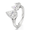 Thumbnail Image 4 of J'Lure Pear Step-Cut Lab-Grown Diamond Engagement Ring 2-1/5 ct tw 18K White Gold