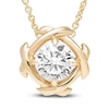 Thumbnail Image 1 of Unspoken Diamond Solitaire Necklace 2 ct tw 14K Yellow Gold 18&quot; (I1/I)