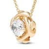 Thumbnail Image 2 of Unspoken Diamond Solitaire Necklace 2 ct tw 14K Yellow Gold 18&quot; (I1/I)