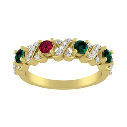 Birthstone Family & Mother's Ring (4 Stones)