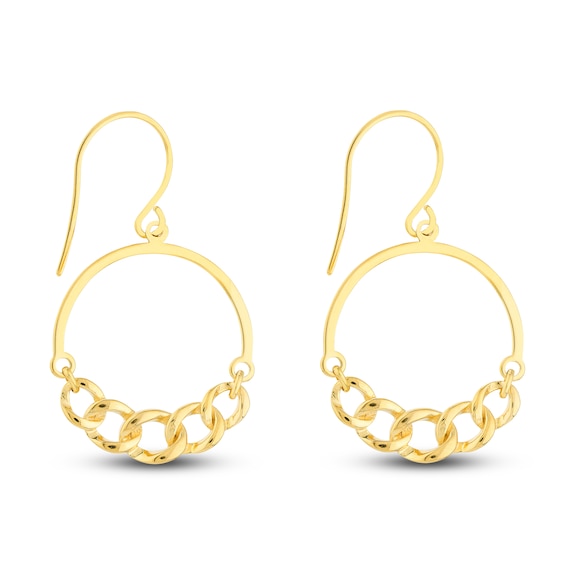 Chain Dangle Earrings 14K Yellow Gold | Jared