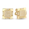 Thumbnail Image 1 of Men's Stud Earrings 1/4 ct tw Diamonds 10K Yellow Gold