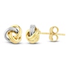 Thumbnail Image 1 of Love Knot Earrings 14K Two-Tone Gold