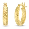 Thumbnail Image 2 of Hoop Earrings 14K Yellow Gold 15mm