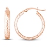 Thumbnail Image 1 of Hoop Earrings 14K Rose Gold 20mm