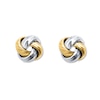 Thumbnail Image 1 of Love Knot Earrings 14K Two-Tone Gold