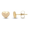 Thumbnail Image 3 of Heart Earrings 14K Yellow Gold