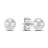 Thumbnail Image 2 of Ball Stud Earrings 6mm 14K White Gold