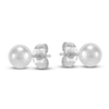 Thumbnail Image 3 of Ball Stud Earrings 6mm 14K White Gold