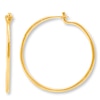 Thumbnail Image 1 of Children's Hoop Earrings 14K Yellow Gold 9mm