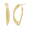 Thumbnail Image 2 of Triple Hoop Earrings 10K Yellow Gold