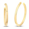 Thumbnail Image 2 of Open Hoop Earrings 14K Yellow Gold