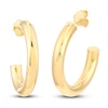 Thumbnail Image 2 of Open Hoop Earrings 14K Yellow Gold