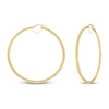 Thumbnail Image 1 of High Polish Hoop Earrings 14K Yellow Gold 63mm