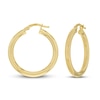 Thumbnail Image 1 of High Polish Hoop Earrings 14K Yellow Gold