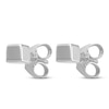 Thumbnail Image 2 of Square Stud Earrings 14K White Gold