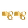 Thumbnail Image 2 of Square Stud Earrings 14K Yellow Gold