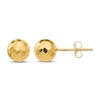 Thumbnail Image 1 of Diamond-Cut Ball Stud Earrings 14K Yellow Gold