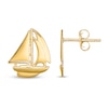 Thumbnail Image 0 of Sailboat Stud Earrings 14K Yellow Gold