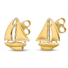 Thumbnail Image 1 of Sailboat Stud Earrings 14K Yellow Gold