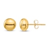 Thumbnail Image 1 of Button Stud Earrings 14K Yellow Gold