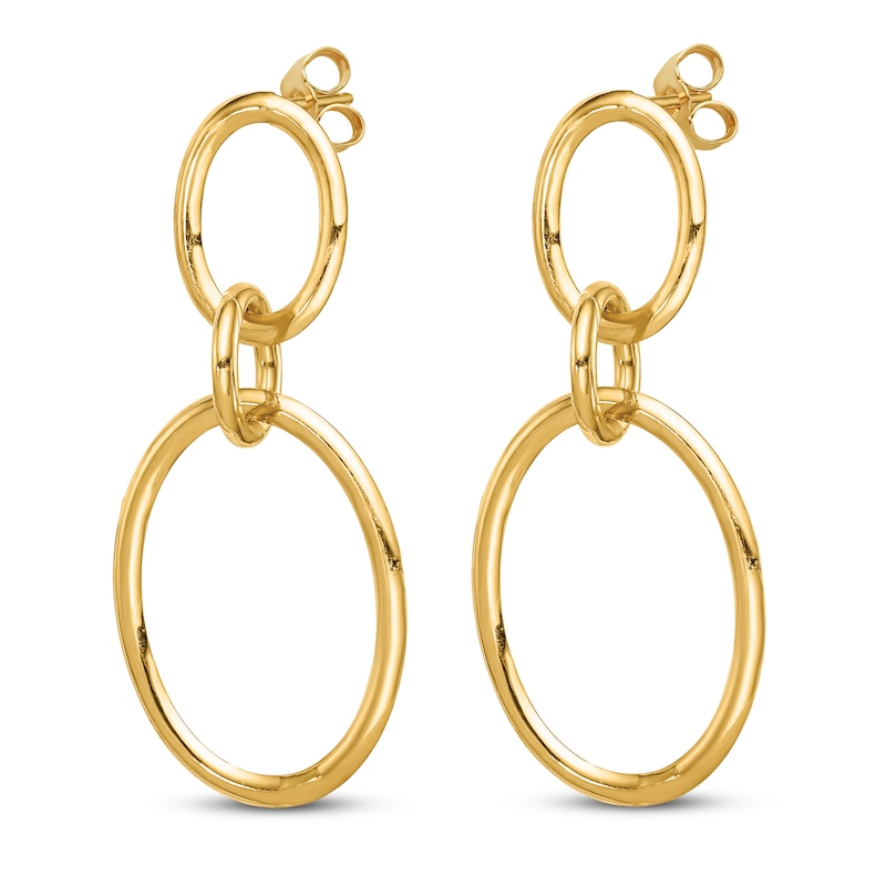 Main Image 2 of Drop Earrings 14K Yellow Gold