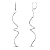 Thumbnail Image 1 of Twisted Dangle Earrings 14K White Gold