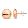 Thumbnail Image 1 of Button Stud Earrings 14K Rose Gold